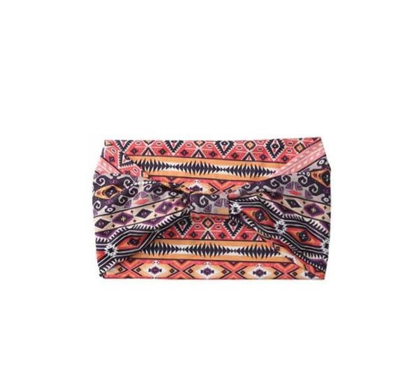 Patterned headband on a white background