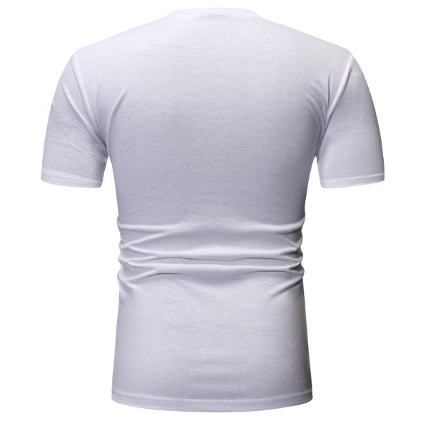 White t-shirt on a white background